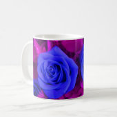 Blauwe Rozen 2 Mok (Voorkant links)