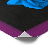 Blauwe Rozen Afdrukken -20x24 -andere beschikbare Poster (Hoek)