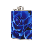 Blauwe rozen bloemen plant romance heupfles (Links)