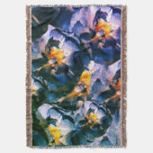 Blauwe Rozen, Bloemendroom Bloemendeken Deken (Voorkant Verticaal)