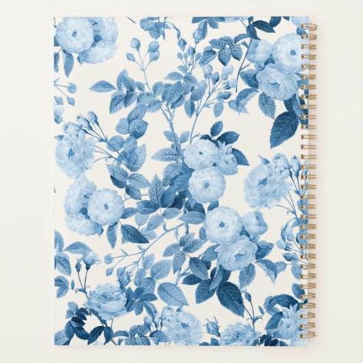 Blauwe Rozen  Botanische Tuin Planner (Achterkant)