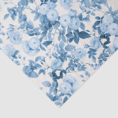 Blauwe Rozen  Botanische Tuin Tissuepapier (Detail)