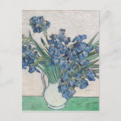 Blauwe rozen briefkaart (Voorkant)