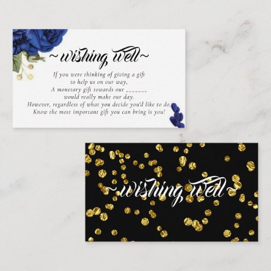 Blauwe Rozen die goed willen trouwen Informatiekaartje (Voorkant / Achterkant)