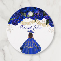 Blauwe Rozen Elegant Floral Charro Quinceanera