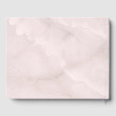 Blauwe Rozen en kroonFloral Bouquet Moederdag Gastenboek (Achterkant)