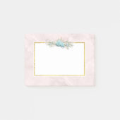 Blauwe Rozen en kroonFloral Bouquet Post-it® Notes (Voorkant)
