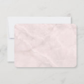 Blauwe Rozen en kroonFloral Bouquet Wedding RSVP (Achterkant)