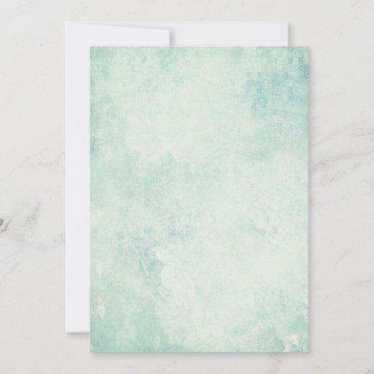  Blauwe Rozen en Veer 80e verjaardag Kaart (Achterkant)