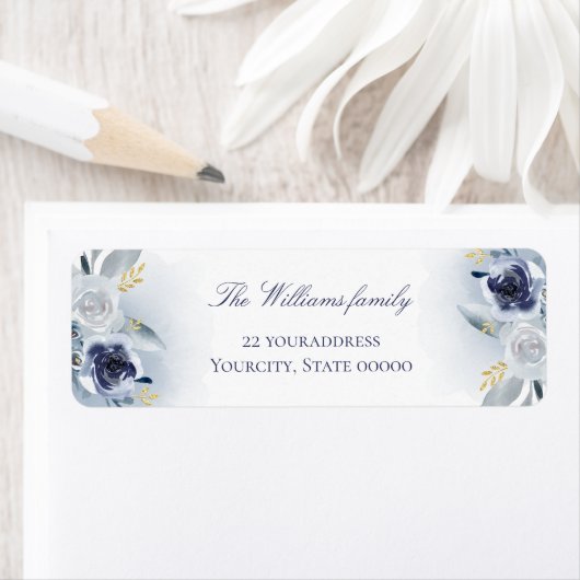 blauwe rozen etiket (Insitu)