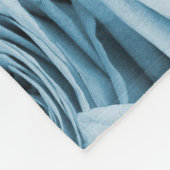 Blauwe Rozen Fleece Deken (Hoek)