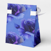 Blauwe Rozen flessendoos Bedankdoosjes (Achterkant)