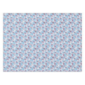 Blauwe rozen. Floral patroon Tafelkleed (Voorkant (Horizontaal))