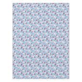 Blauwe rozen. Floral patroon Tafelkleed (Voorkant)