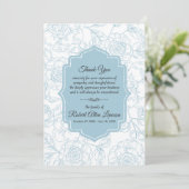 Blauwe Rozen Herdenking van de begrafenis (Staand voorkant)