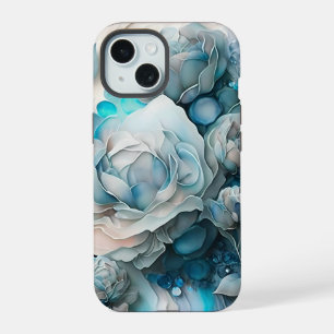 Blauwe Rozen iPhone 15 Case