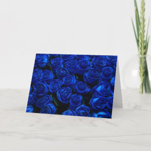 Blauwe Rozen Kaart