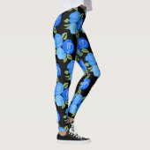 Blauwe Rozen Leggings (Rechts)