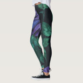 Blauwe rozen leggings (Links)