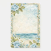 Blauwe Rozen Lijsten de oceaan Post-it® Notes (Voorkant)