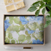 Blauwe  Rozen met Damask Floral Tissuepapier (Geschenk)