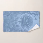 Blauwe Rozen motief Bad Handdoek (Handdoek)
