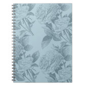  blauwe Rozen Notitieboek (Voorkant)