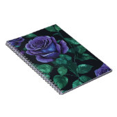 Blauwe rozen notitieboek (Rechterzijde)