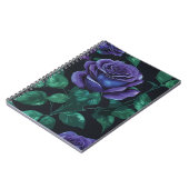 Blauwe rozen notitieboek (Linkerzijde)