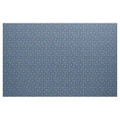 Blauwe Rozen op Dusky Blue Calico Stof (Yard (91,4 cm))