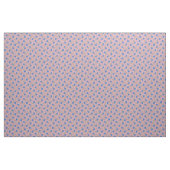 Blauwe Rozen op Roze Calico Stof (Yard (91,4 cm))