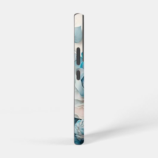 Blauwe Rozen Samsung Galaxy Hoesje (Rechterkant)