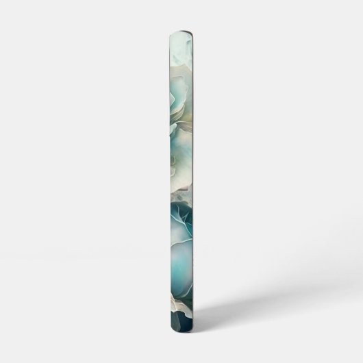 Blauwe Rozen Samsung Galaxy Hoesje (Linkerkant)