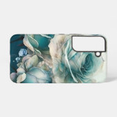 Blauwe Rozen Samsung Galaxy Hoesje (Achterkant horizontaal)