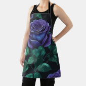 Blauwe rozen schort (Insitu)
