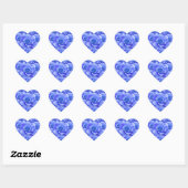 Blauwe Rozen Sticker (Vel)