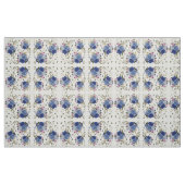 Blauwe Rozen Stof (Fat Quarter)