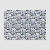  blauwe Rozen Tissuepapier (Voorkant)