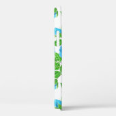 Blauwe rozen waterverf naadloos patroon Case-Mate iPhone case (Achterkant / Rechts)
