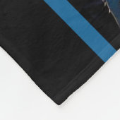 Blauwe Rozen wijnstokken 2 Fleece Deken (Hoek)