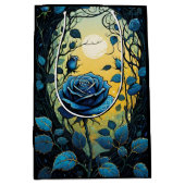 Blauwe Rozen wijnstokken 2 Medium Cadeauzakje (Voorkant)