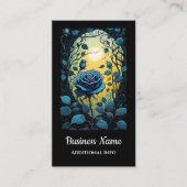 Blauwe Rozen wijnstokken 2 Visitekaartje (Voorkant)