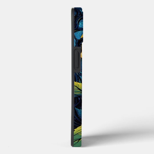 Blauwe Rozen wijnstokken 3 Case-Mate iPhone Case (Achterkant / Rechts)