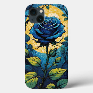 Blauwe Rozen wijnstokken 3 Case-Mate iPhone Case