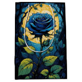 Blauwe Rozen wijnstokken 3 Medium Cadeauzakje (Voorkant)