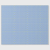 Blauwe Rubber Eend Cadeaupapier (Vlak)