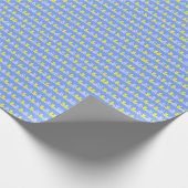 Blauwe Rubber Eend Cadeaupapier (Hoek)