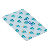 Blauwe Rubber Eenden door storeman Magneet (Rechterzijde)