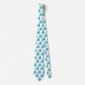  Blauwe Rubbereenden door storeman Stropdas (Voorkant)