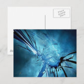 Blauwe ruimte briefkaart (Voorkant / Achterkant)